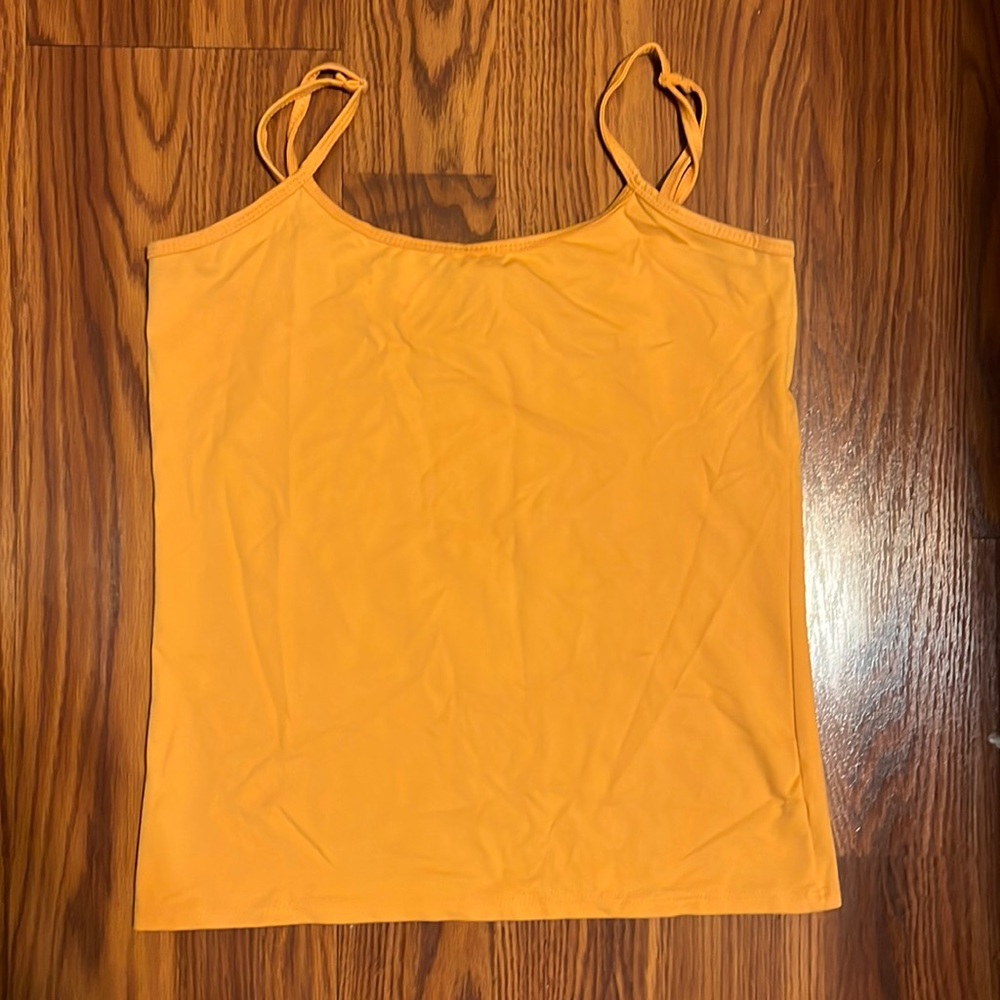 Spandex Material Neon Orange Camisole